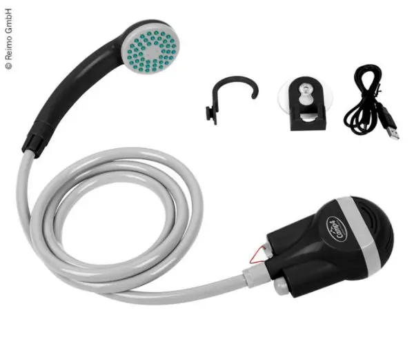 Smart Shower mit Akku + 5V USB Ladekabel
