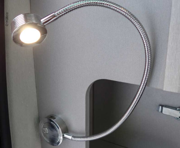 LED-Schwanenhalsleuchte mit USB-Anschluss