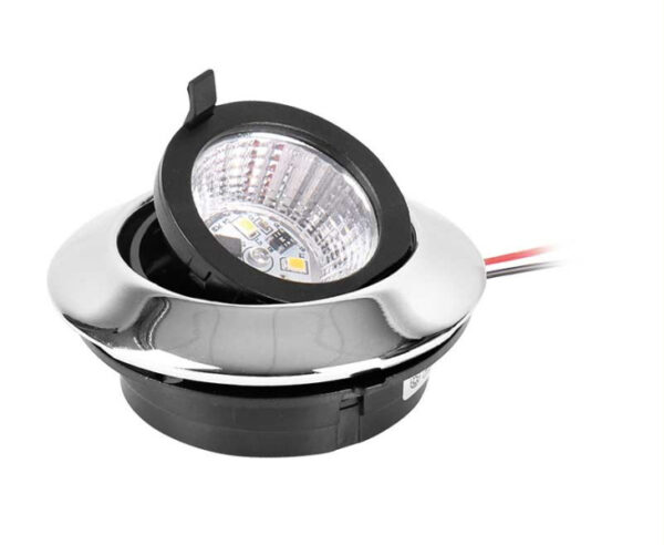 LED Einbauspot 360° dimmbar, chrom, dreh- und herausklappbar