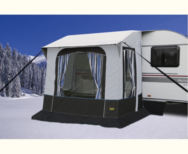 Wintervorzelt Cortina 2 für Caravans,Stahlgestänge