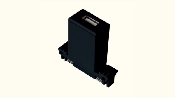 USB-Port für Stromschienensystem Schwarz